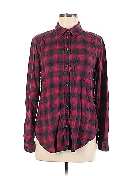 American Eagle Outfitters Long Sleeve Button-Down Shirt (view 1)