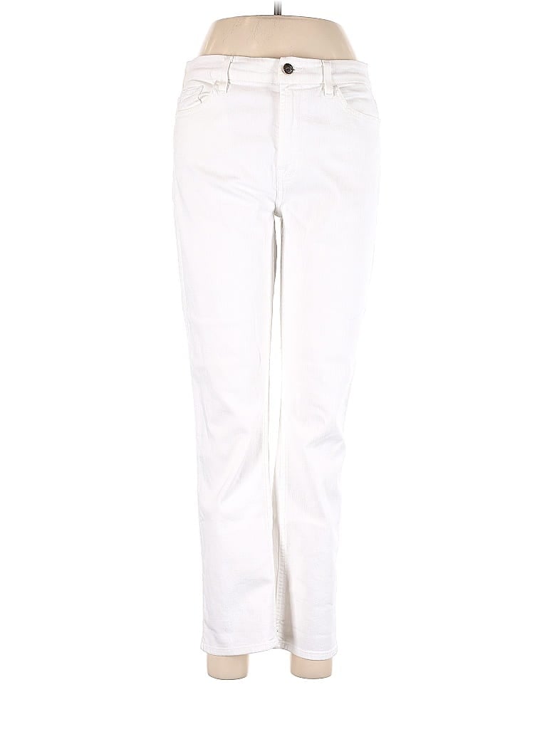 Pre-owned 7 For All Mankind Jeans In White