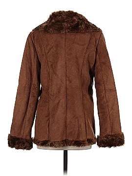 St. John's Bay Faux Fur Jacket (view 2)