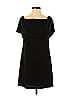 Charles Henry Solid Black Cocktail Dress Size XS - photo 1