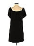Charles Henry Solid Black Cocktail Dress Size XS - photo 2