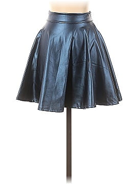 2 Hearts Faux Leather Skirt (view 1)