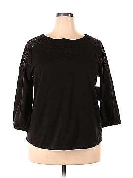 Croft & Barrow 3/4 Sleeve Top (view 1)