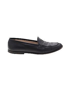 Chanel Leather Interlocking CC Logo Loafers (view 1)