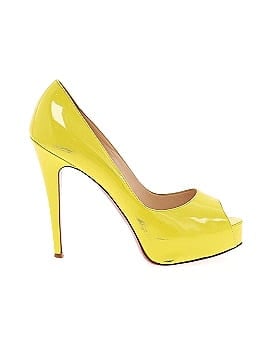 Christian Louboutin Patent Leather Very Prive Peep Pumps 120mm (view 1)