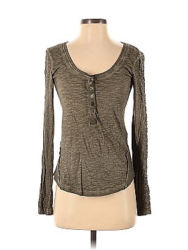 Free People Long Sleeve Henley (view 1)