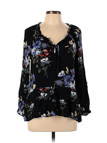 American Eagle Outfitters Long Sleeve Blouse (view 1)