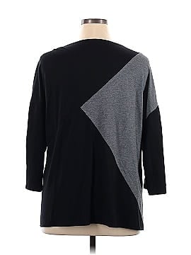 Lafayette 148 New York 3/4 Sleeve Top (view 2)