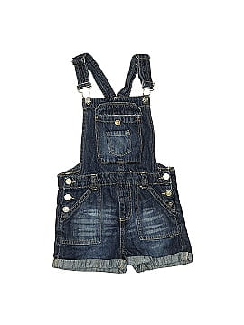 Triple Hearts Girls Overall Shorts (view 1)