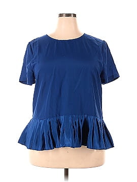 J.Crew Factory Store Short Sleeve Blouse (view 1)