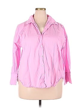 Zara Long Sleeve Button-Down Shirt (view 1)