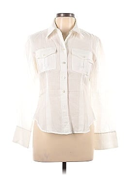 DKNY 3/4 Sleeve Button-Down Shirt (view 1)