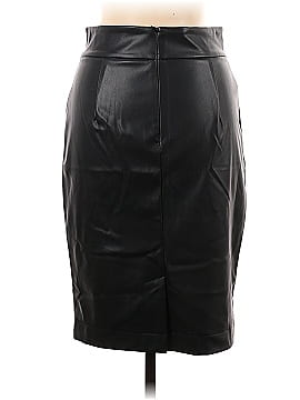 April Faux Leather Skirt (view 2)