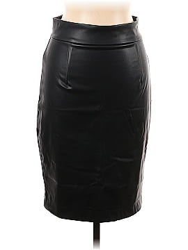 April Faux Leather Skirt (view 1)