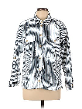 American Eagle Outfitters Long Sleeve Button-Down Shirt (view 1)