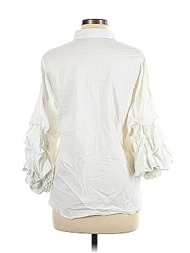 Zara 3/4 Sleeve Button-Down Shirt (view 2)