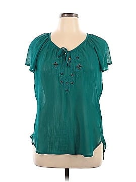 Maurices Short Sleeve Blouse (view 1)