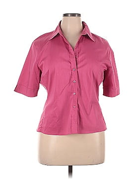 New York & Company Short Sleeve Blouse (view 1)