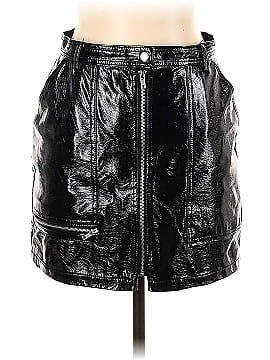 Silence and Noise Faux Leather Skirt (view 1)