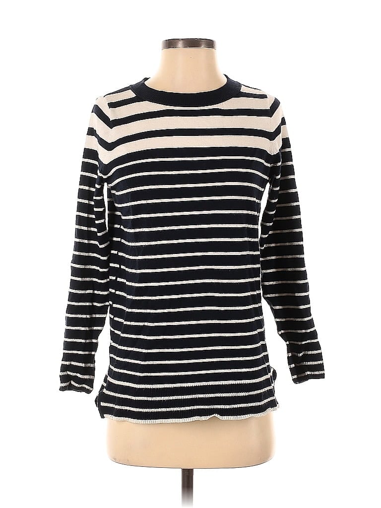 Pre-owned Ann Taylor Loft Pullover Sweater In Black