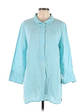 Chico's 3/4 Sleeve Button-Down Shirt (view 1)