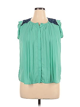 Maison Jules Short Sleeve Button-Down Shirt (view 1)