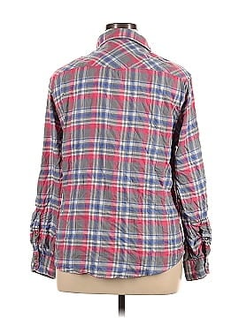 Assorted Brands 3/4 Sleeve Button-Down Shirt (view 2)