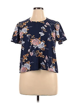 Rewind Short Sleeve Blouse (view 1)