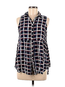 Entro Sleeveless Button-Down Shirt (view 1)