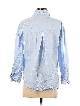 Zara 3/4 Sleeve Button-Down Shirt (view 2)