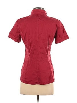 Lafayette 148 New York Short Sleeve Blouse (view 2)