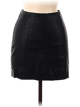 Free People Faux Leather Skirt (view 2)