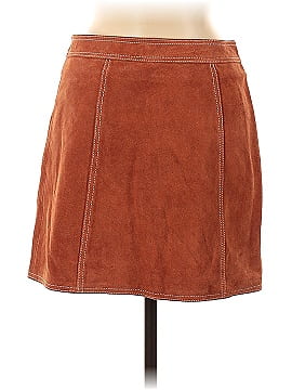 Topshop Leather Skirt (view 2)