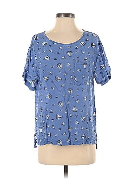 Uniqlo Short Sleeve Silk Top (view 1)