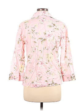 Lauren by Ralph Lauren 3/4 Sleeve Button-Down Shirt (view 2)