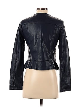 Zara Basic Faux Leather Jacket (view 2)