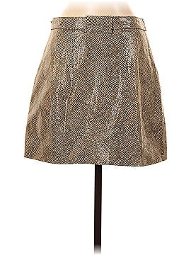 Zara Faux Leather Skirt (view 2)