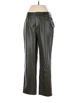 Scoop Faux Leather Pants (view 1)