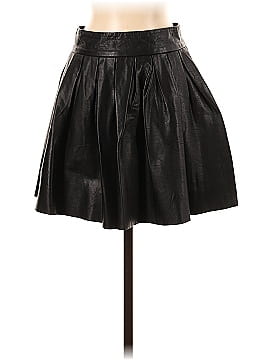 Alice + Olivia Leather Skirt (view 1)