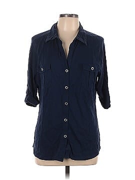Style&Co 3/4 Sleeve Button-Down Shirt (view 1)