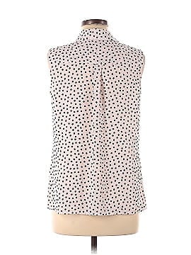 Karl Lagerfeld Paris Sleeveless Button-Down Shirt (view 2)