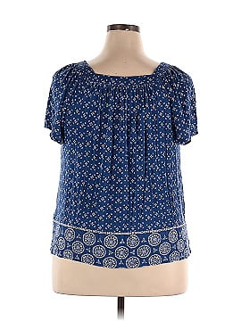 Style&Co Short Sleeve Blouse (view 2)