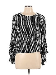 Milly Long Sleeve Silk Top