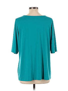 Susan Graver Short Sleeve Top (view 2)