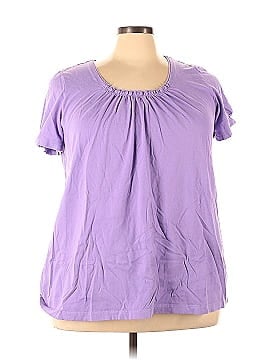 Woman Within Short Sleeve Blouse (view 1)