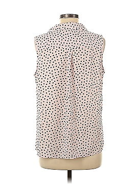 Karl Lagerfeld Paris Sleeveless Button-Down Shirt (view 2)