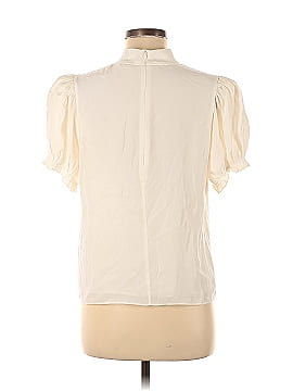 FRAME Short Sleeve Silk Top (view 2)