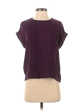 Theory Short Sleeve Silk Top (view 1)