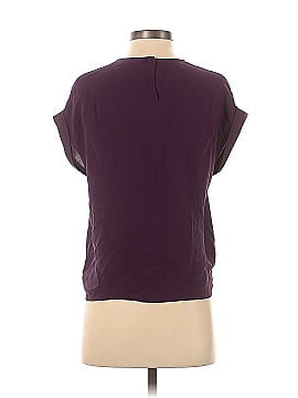 Theory Short Sleeve Silk Top (view 2)