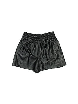 Zara Faux Leather Shorts (view 2)